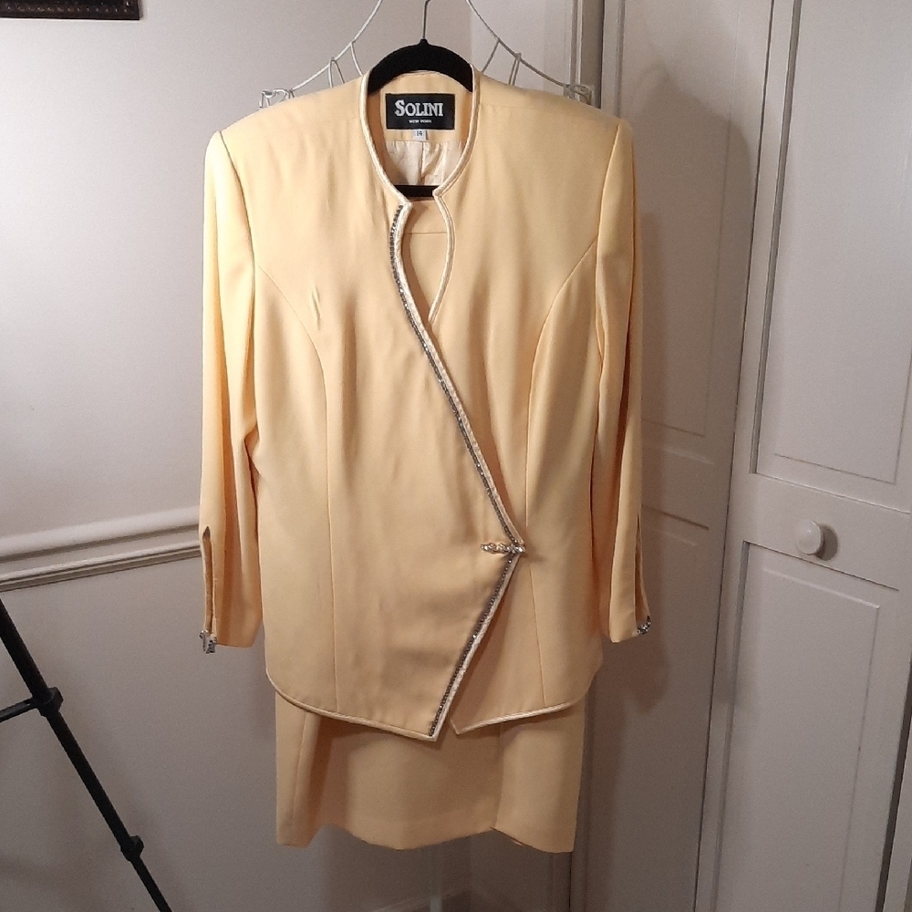 Solini Yellow Skirt Set